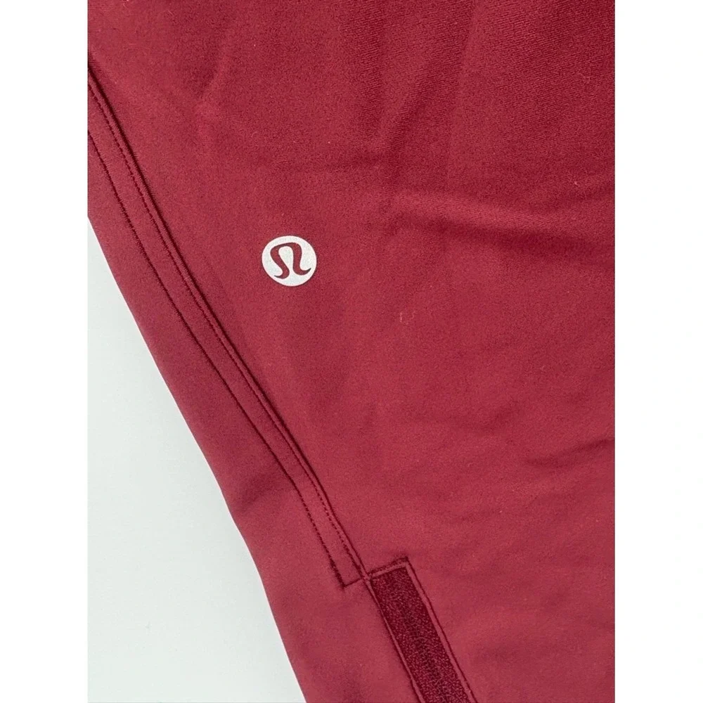 Lululemon Adapted State Tech Fleece Joggers Red Merlot Size 0 NWOT